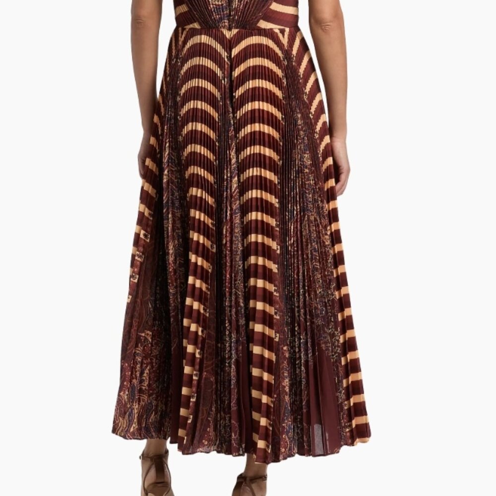 NWT ULLA JOHNSON Violeta Midi Dress in Topaz M $1,100 - Picture 5 of 9